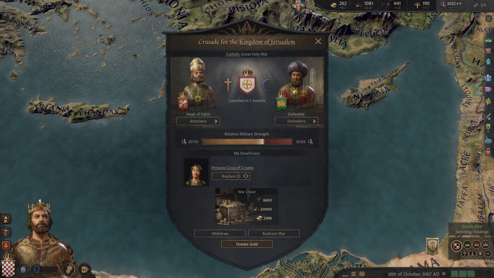 CK3 scheme targeting a character through the intrigue window